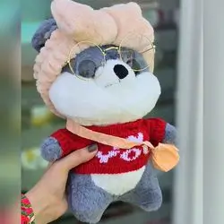 Funny cute loyal dog plush
