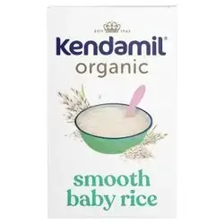 Kendamil Organic Smooth Baby Rice 120g/أرز كينداميل العضوي الناعم للأطفال 120 جرام