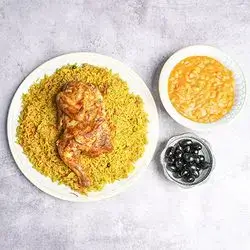 Half Chicken With Mandi