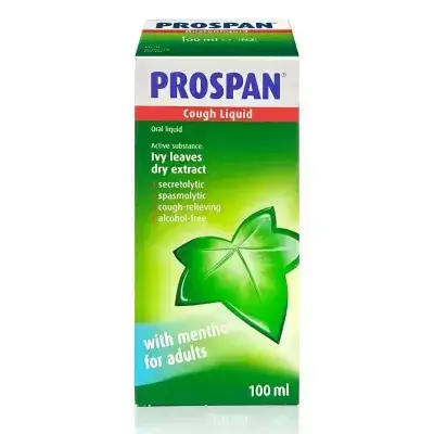 بروسبان شراب للسعال مع المنثول 100 مل/Prospan Cough Liquid Menthol 100ml