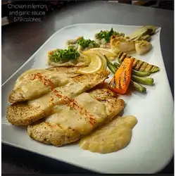 Chicken Braised with Lemon and Garlic