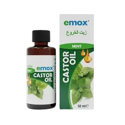 Castor Oil MINT Flavour 50ml _ emox