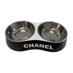 E62 Pet Double Bowl Chanel