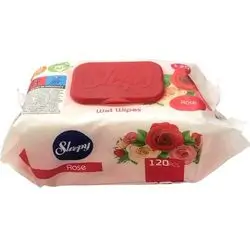 Wet Sleep Cleanser Rose 120 pcs
