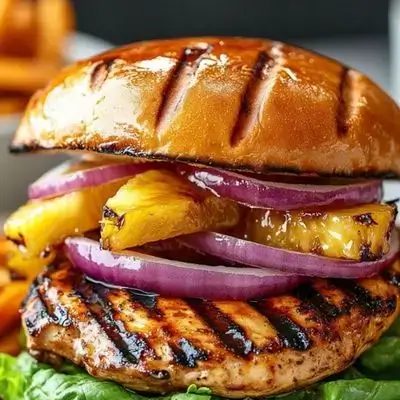 Chicken & Pineapple Burger