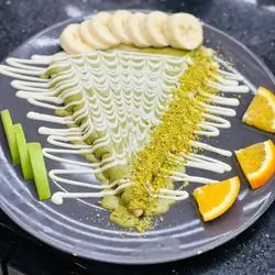 Triangle Pistachio Crepe