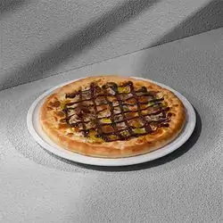 BBQ Meat Pizza (Stuffed Crust)