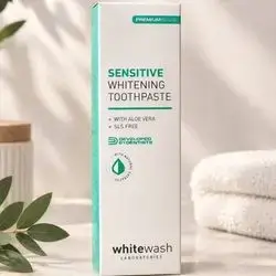 SENSITIVE WHITHG TOOTH PASTE +WITH ALOE VERA +SLS FREE 75ml (WIHTWASH)