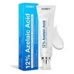 aobbiy 12% azelaic acid treat acne & corrects skin discoloration 30g