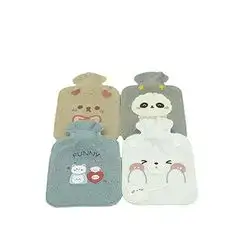 Children Coverd Mini Hot Water Bag Multi Color