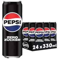 Pepsi Zero Can - 330ML 1×24
