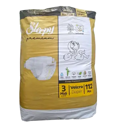 Selaibi Premium Diapers – 112 Count