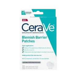 Blemish Barrier Patches 2 Size 22 Hydrocolloid Invisible Patches _ CeraVe