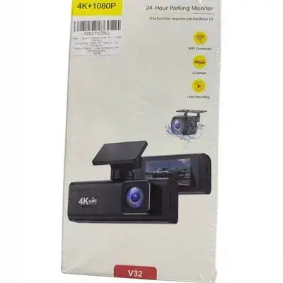 Camera Dashcam 4K وایفای V32 مۆنیتەری وەستانی ئۆتۆمبێل