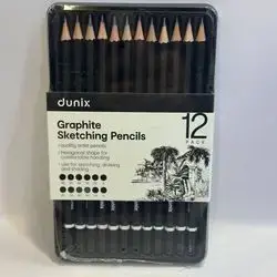 Graphite sketching pencils 12 pcs