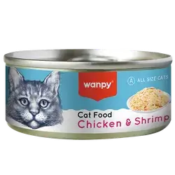 WANPY Cat Food - Chicken & Shrimp 95G