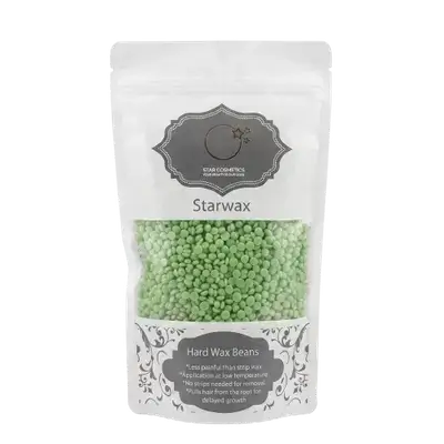 Starwax Hard Wax Beans Green 450gr _ STAR COSMETICS