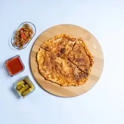 نان ساجي باللحم