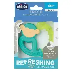 Fresh Mix Teether 4M+ Monkey/Sloth//عضاضة فريش ميكس للأطفال من عمر 4 أشهر فما فوق - قرد/كسلان