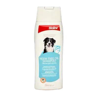 Bioline Neem Tree Oil Shampoo for Dogs 250ml