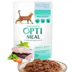 OPTI MEAL Cod Vegetables in Jelly 85g