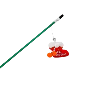 E568 Christmas Cat Stick