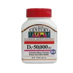 21st Century brand Vitamin D3 50000