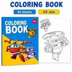 COLORIN BOOK,24 SHEETS,A4 SIZE.