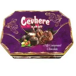 Chocolate cevhere is a mixture of milk, coffee, bazelnuts and chocolate