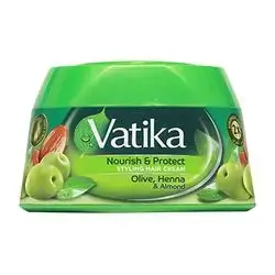 Vatika Nourish And Protect Styling Hair Cream Olive, Henna And Almond 140 Ml