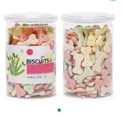 Luscious Pet Snacks For Dogs  Bone Shaped 220g