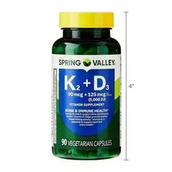 K2 D3 90caps SPRING VALLEY