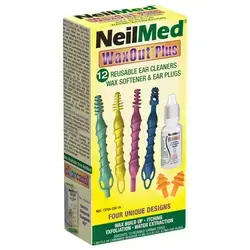 NeilMed WaxOut Plus - 12 Reusable Ear Cleansers