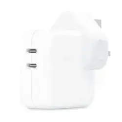 Apple 35W Dual USB-C Port Power Adapter - UK Plug (A2676)