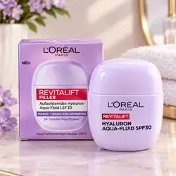 loreal revitalift filler hyaluron aqua fluid lsf 30