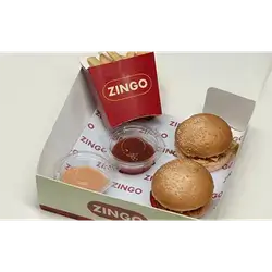Beef Burger Kids With Fries