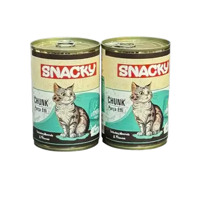 Snacky Chunk Cat Food with Liver Flavor(2 pices)