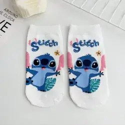 1 pair Lilo & Stitch Short Socks Cartoon Stitch - Size: 37-45