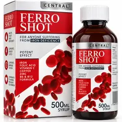 Central Ferro Shot Iron Syrup – 500 mL