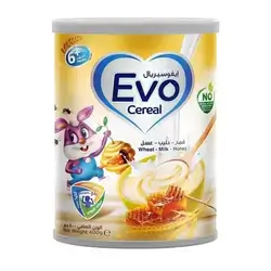 evo cereal wheat milk honey 400g