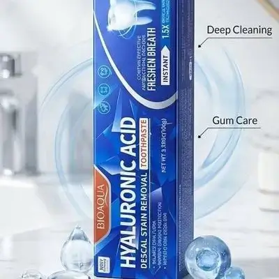 BIOAQUA Hyaluronic Acid Descal Stain Removal Toothpaste
