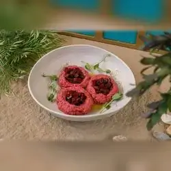 Beetroot Eggplant Moutabal
