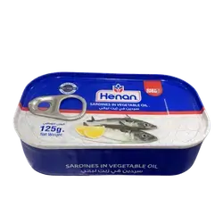 Henan Sardines Vegetable Oil 125 g