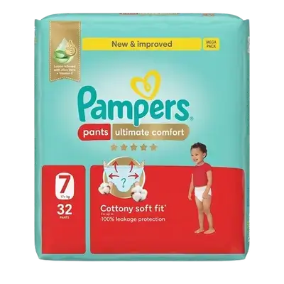 Pampers Pants Ultimate Comfort (7) 17+ Kg 32 Pants