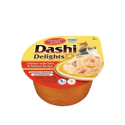 Inaba - Dashi Delights - Chicken with Tuna & Salmon 70g