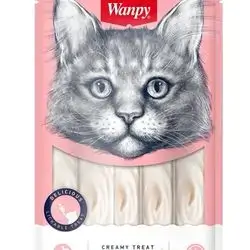 Wanpy creamy treat tuna & shrimp x5