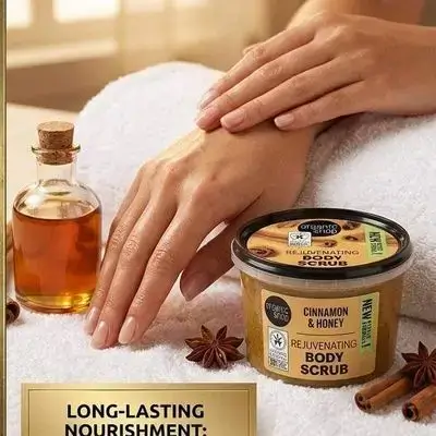 Organic Shop Cinnamon & Honey Rejuvenating Body Scrub