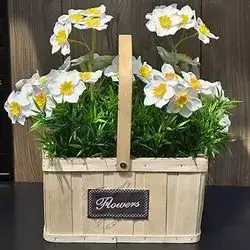 Industrial Flower Basket