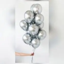 Silver Standard Helium Balloon Group – 13 Balloons