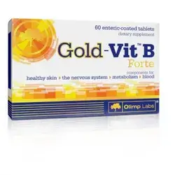 Gold-Vit B Forte (B Complex) - 60 Capsules 